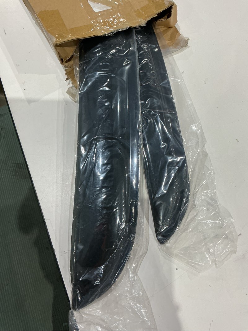 Condition photo showing Good Condition for side window visors wind deflectors for 2007-2014 chevy silverado/gmc sierra 1500/2500hd/3500hd extended cab, vent guard shade sun rain guards 4pc-set 94040