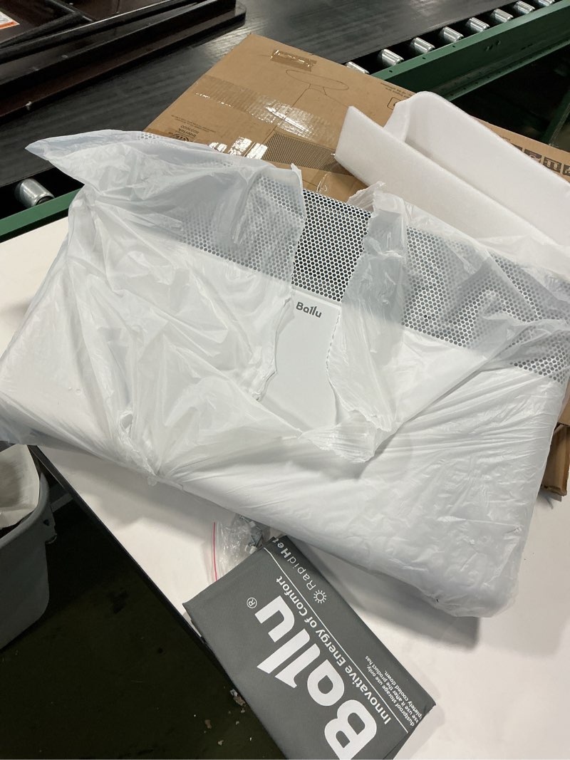 Condition photo showing As Is for Ballu Convection Panel Space Heater for Large Room,1500W Electric Heater with Programmable Thermostat,WiFi App Control,Standing or Wall Mount,Smart Quiet Heater for Indoor Use,Works with Alexa,White