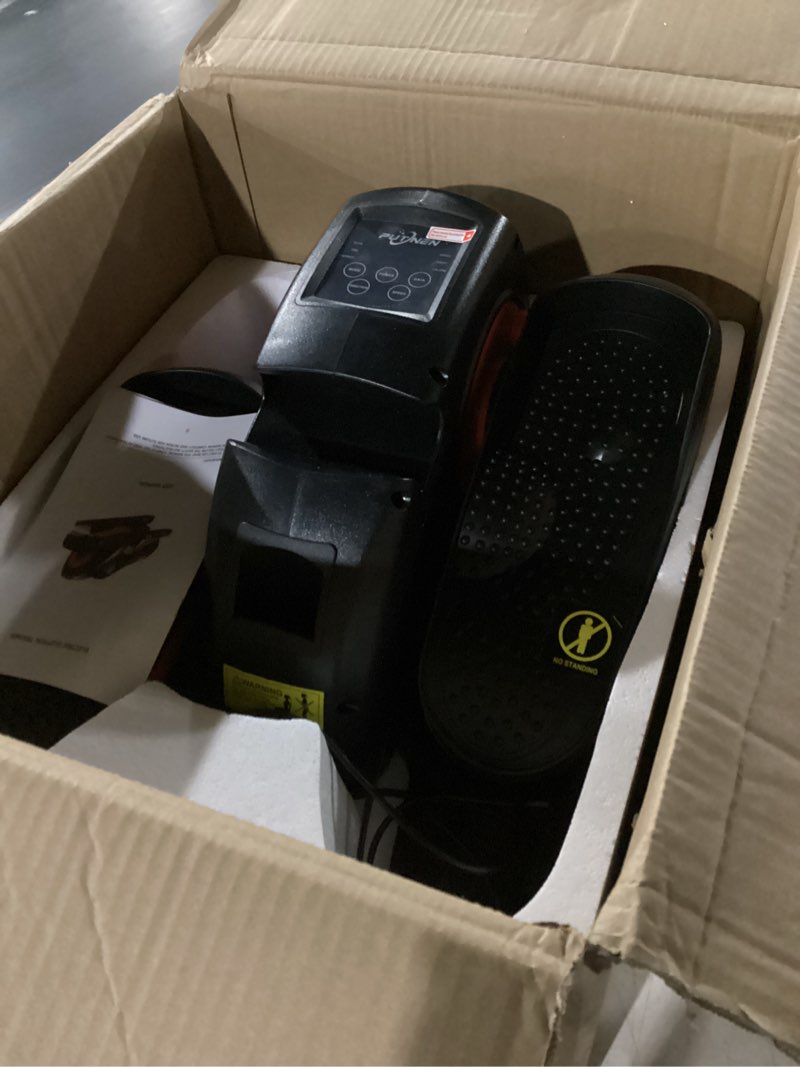 Condition photo showing Good Condition for Under Desk Elliptical Machine, Electric Elliptical Leg Exerciser for Seniors with 12 Adjustable, Portable Quiet Elliptical Exercise Machine, Seated Pedal Exerciser with Remote Control