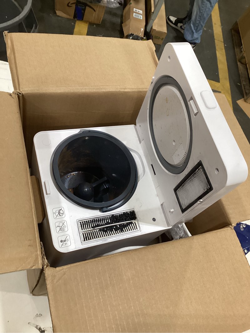 Condition photo showing As Is for 3L Compact Electric Composter for Kitchen, Odorless Smart Compost Bin, Self-Cleaning & Digital Display - Fast 4-6H Food Waste to Fertilizer Conversion for Outdoor Use