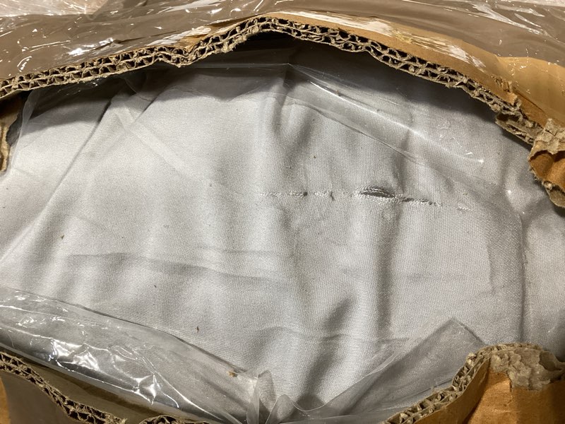 Condition photo showing As Is for bedsure king comforter set, beige soft prewashed bedding for all seasons, 3 pieces gentlesoft™ bed set, 1 lightweight comforter (104"x90") and 2 pillowcases (20"x36") king(104"x90") 01 - beige