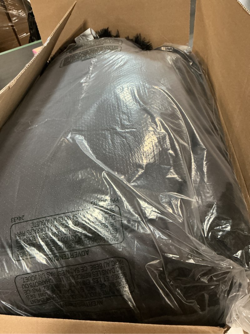 Condition photo showing Good Condition for dog beds for medium dogs washable calming bed for dogs 28 inches black fluffy and soft dog bed calm and anti anxiety faux fur round medium sized pet bed for dog