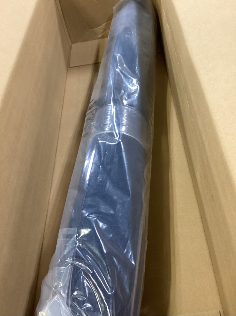 Condition photo showing New/Like New for jsei dirt trapper door mat 36"x60", non-slip washable entryway mats, dog door mat, stain resistant and absorbent floor mats, low profile welcome mat for front back door, navy blue navy blue 36'' x 60''