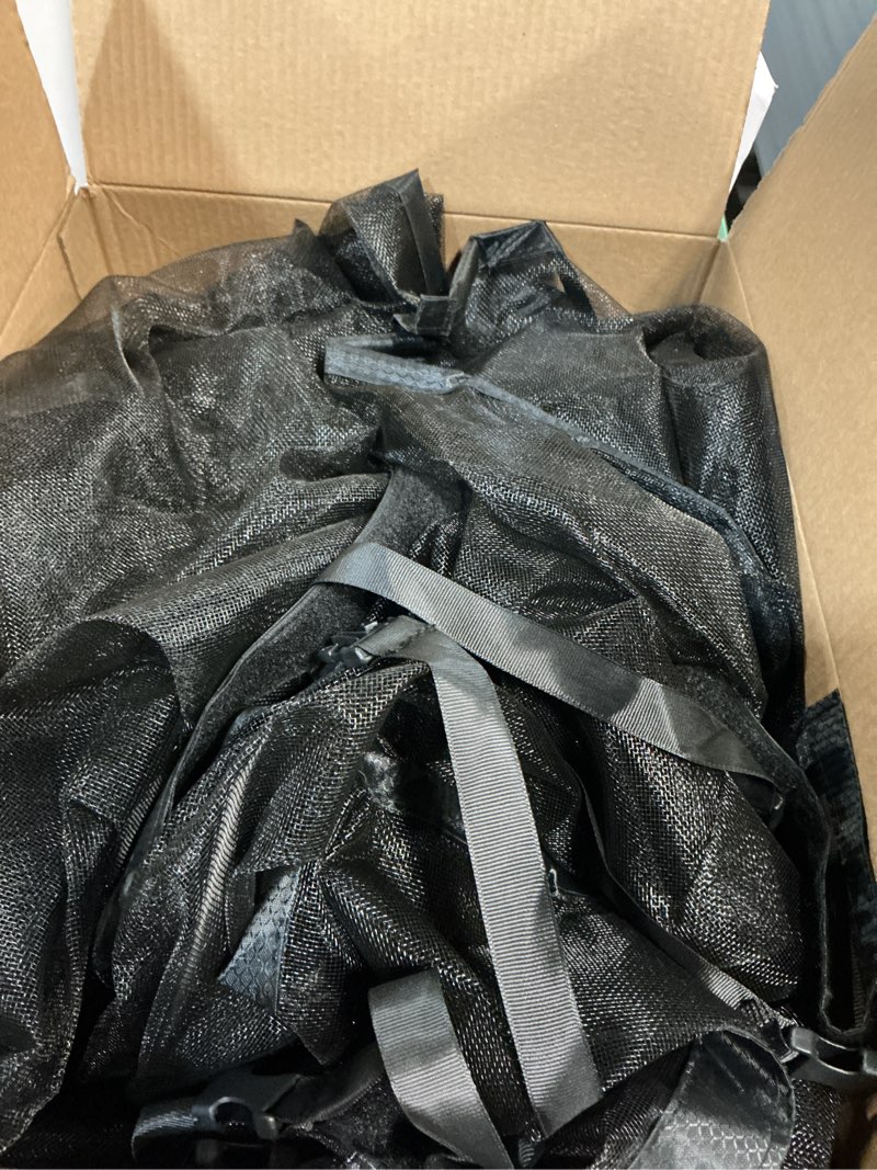 Condition photo showing Good Condition for fit 8 x8 ft augo garage door screen magnetic closure - garage screen doors for 1 car garage pull down - magnetic screen door mesh - heavy duty weighted bottom - pet & kid friendly - keep open feature