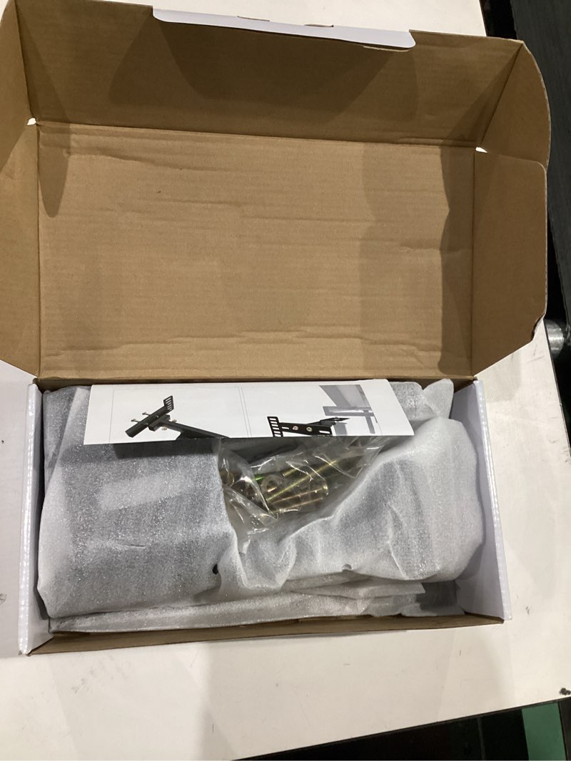 Condition photo showing Good Condition for Headboard Brackets for Metal Bed Frame Adjustable Brackets for Headboard with Footboard Extension Kit Fit Twin Full Queen King 2 Pack Matte Black 11.8" W x 10" D