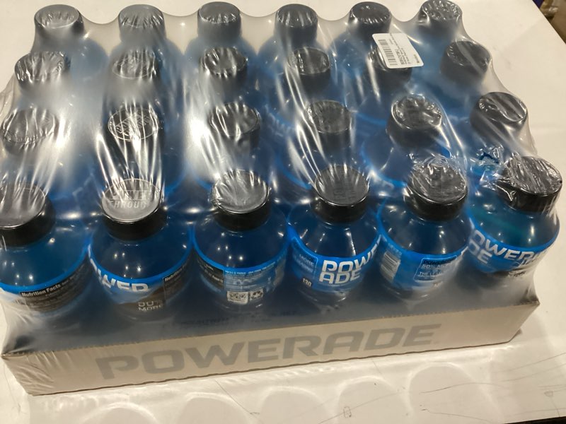 Condition photo showing New/Like New for POWERADE Sports Drink Mountain Berry Blast, 20 Ounce (Pack of 24) Mountain Berry Blast 20 Fl Oz (Pack of 24)