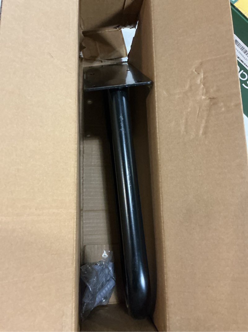 Condition photo showing Good Condition for hand rails for outdoor steps stair railing indoor rail metal heavy duty non-slip 1-3 step wall mount grab bars u-shape safety handle garage porch courtyard doorways 16 inch garden 1 pack 16"