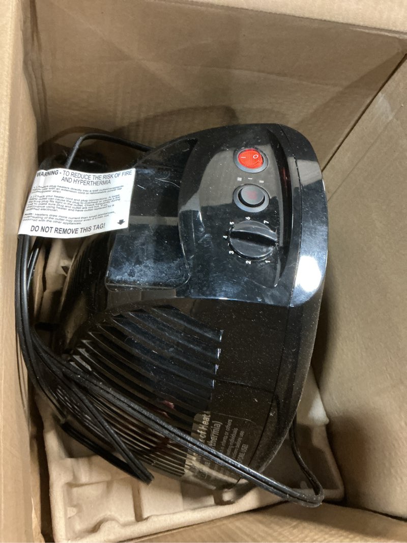 Condition photo showing As Is for Vornado TAVH10 (2025) Space Heater with Remote for Home, Fan Only Option, Digital Display with Adjustable Thermostat, Advanced Safety Features, Timer, Auto Climate Control, Heater for Bedroom, Black TAVH10 (2025 Model)