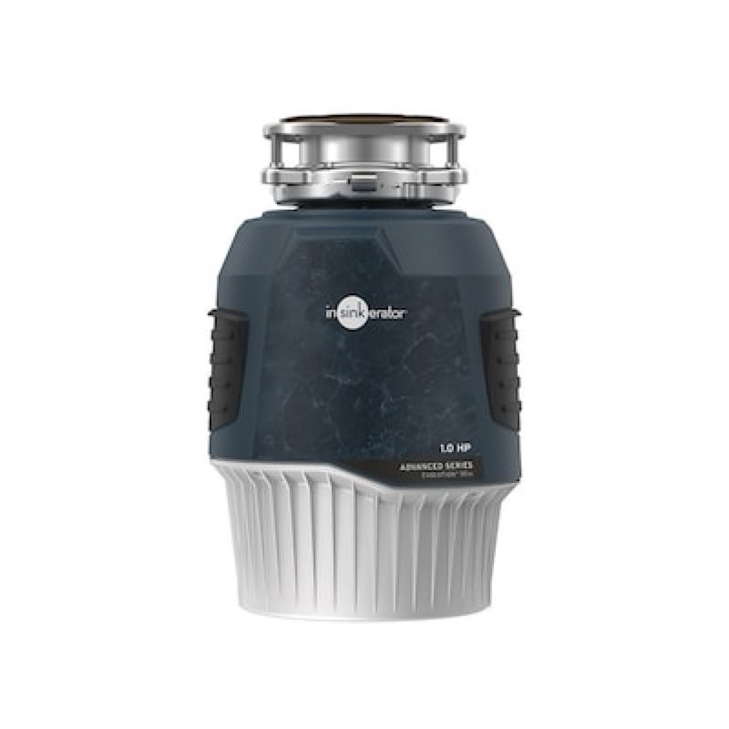 insinkerator evolution 55ss advanced series continuous feed 1-hp septic safe non-corded garbage disposal with noise insulation