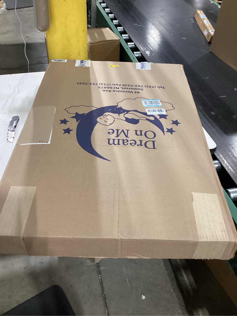 Condition photo showing New/Like New for Dream On Me Holly 3” Mini/Portable Crib Mattress, Greenguard Gold & JPMA Certified, Fits Portable & Mini Cribs, Lightweight Fiber Core, Waterproof Vinyl Cover (38"x24"x3")
