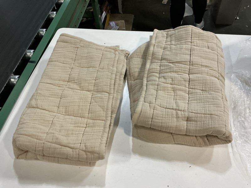 Condition photo showing Good Condition for quince organic cotton gauze box sham set, king/cal king, dune