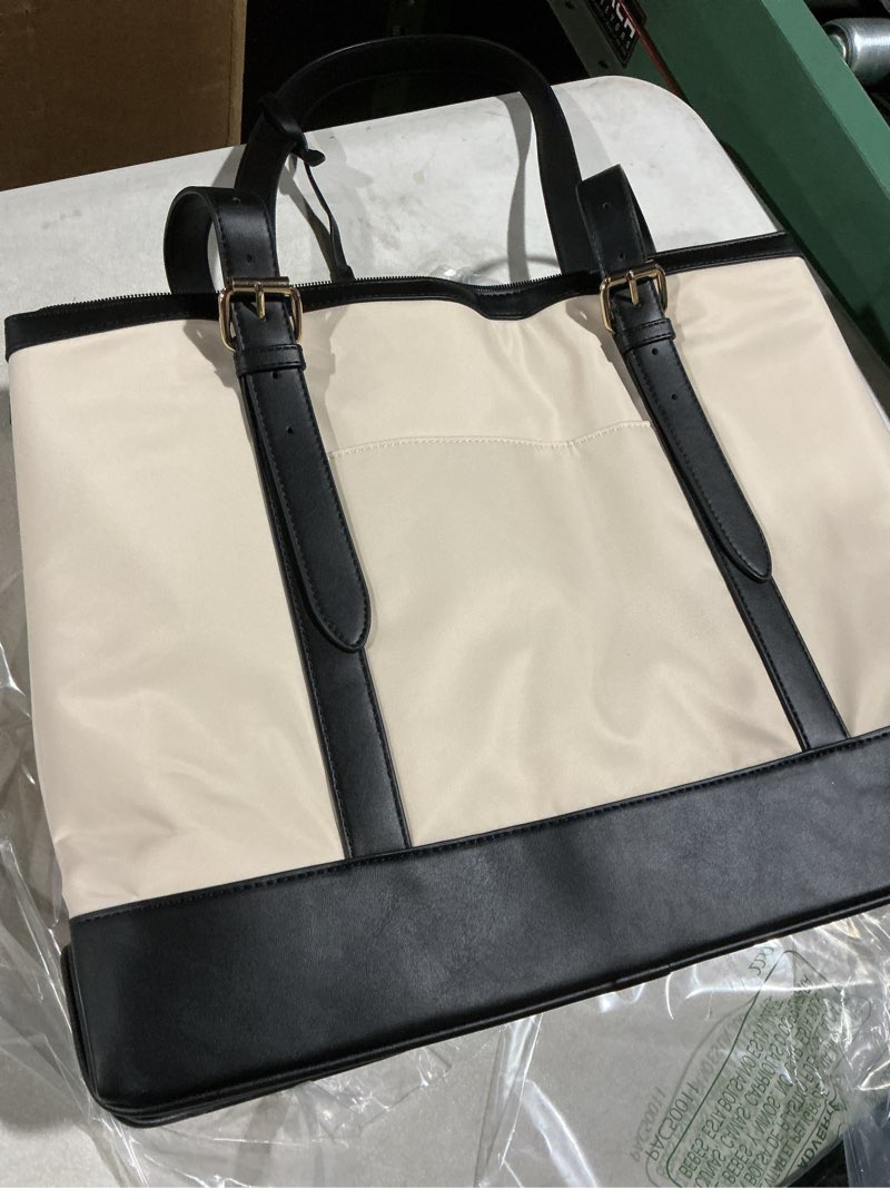 Condition photo showing Good Condition for (ONLY ONE PIECE)LOVEVOOK Laptop Tote Bag for Women 15.6 Inch Work Bag Leather Laptop Purse with Clutch, Large Computer Briefcase Bag for Office Business Teacher Casual