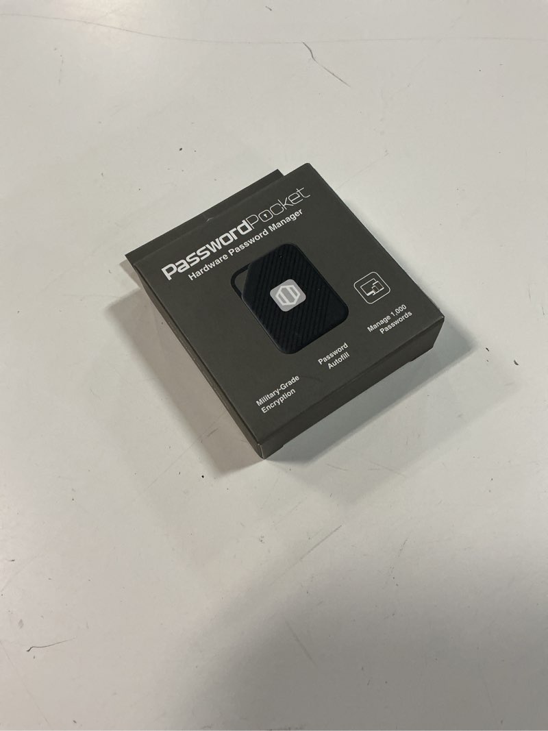 Condition photo showing New/Like New for atlancube offline password keeper – secure bluetooth drive with autofill, store 1,000 credentials, military-grade encryption for safe password management (black)