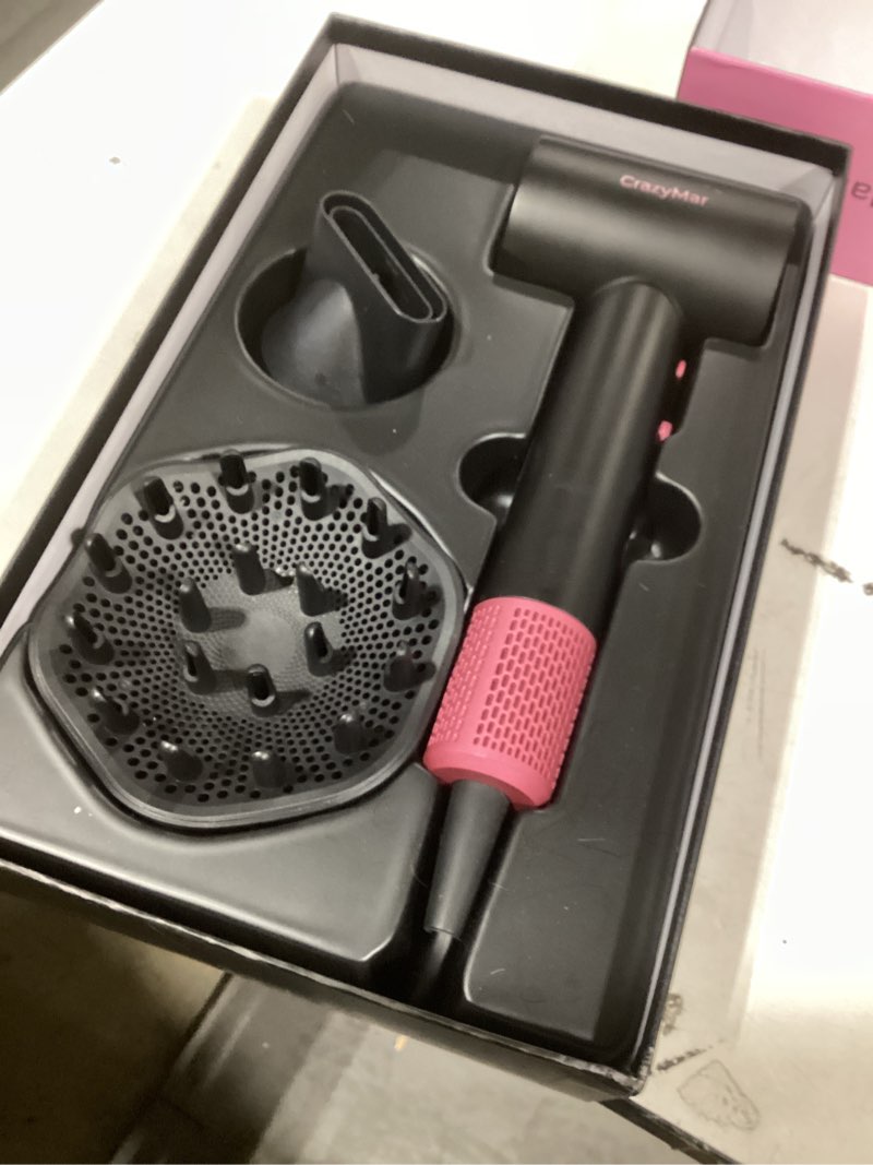Condition photo showing Good Condition for High Speed Ionic Hair Dryer - Professional Blow Dryer-3 Min Fast Drying&Heat-Control&Low Noise&Lightweight&Safe with Magnetic Diffuser and Nozzle Salon for Home&Travel&Woman&Man
