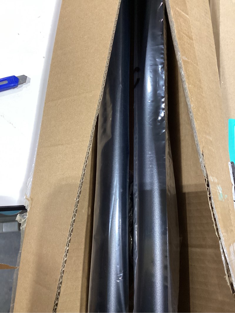 Condition photo showing Good Condition for Tension Curtain Rod by EZFurni,42-123 Inches,Heavy Duty Tension Rods for Windows,No Drilling Adjustable Curtain Rod for Patio,Hold Up Blackout Curtains and Non Slip,Black Black 42-123 inch 1Set