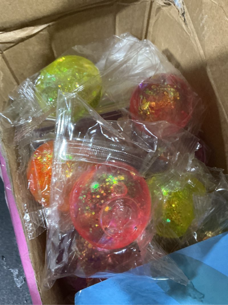 Condition photo showing As Is for Valentines Day Gifts for Kids, 30 Pack Valentines Cards for Kids with Stress Balls Stretchy Squeeze 