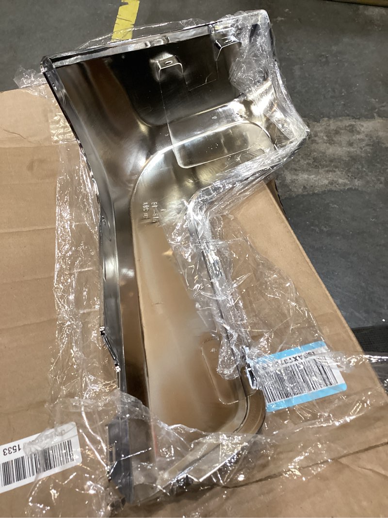 Condition photo showing Good Condition for chrome-plated automotive bumper
