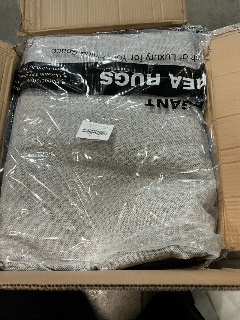 Condition photo showing Good Condition for 10x14 Area Rugs for Living Room, Non Slip Machine Washable Vintage Rugs, Low Pile Lightweight Large Rug for Bedroom, Dining Room, Home Office Beige Beige 10' x 14' (Rectangular)