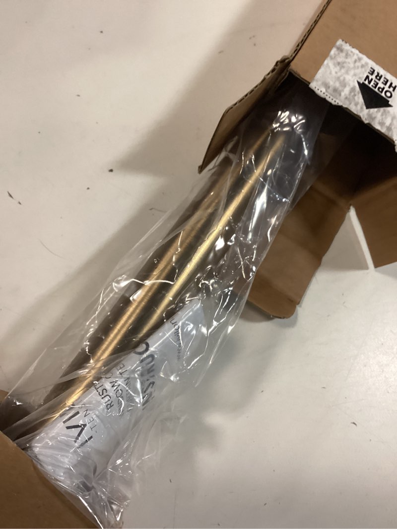 Condition photo showing Good Condition for Ivilon Tension Curtain Rod - Spring Tension Rod for Windows or Shower, 24 to 36 Inch. Warm Gold 24" to 36" Warm Gold