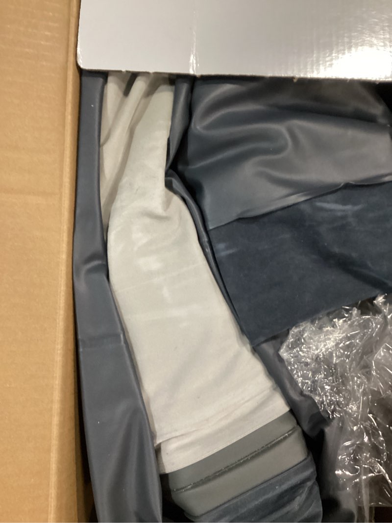 Condition photo showing Good Condition for intex 18" pillow top air mattress with electric pump and headboard - queen size