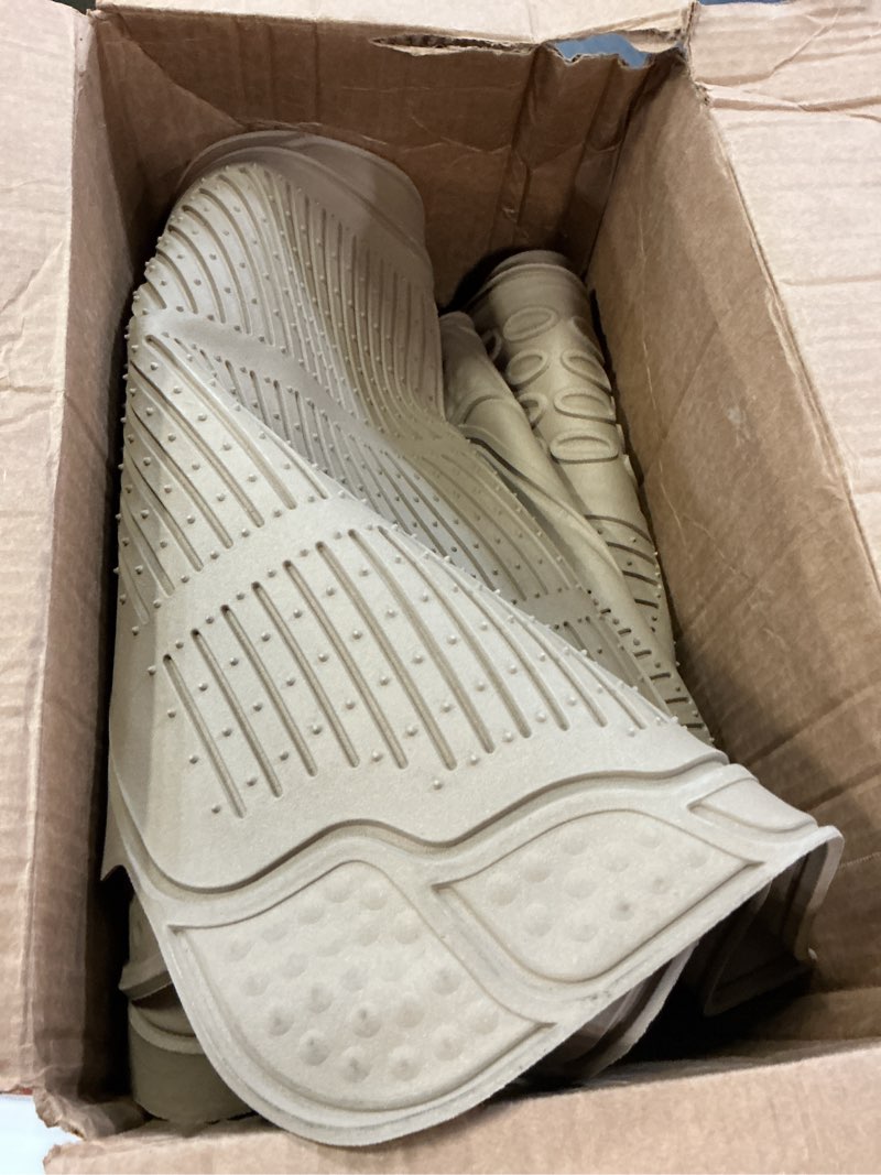 Condition photo showing Good Condition for fh group car floor mats - heavy-duty rubber for cars, universal fit rear set, trimmable, climaproof floor mats for most sedan, suv, truck, beige beige 3 row set