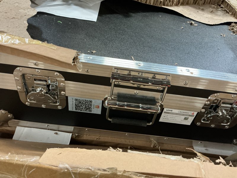 Condition photo showing Good Condition for mwe 360 photo booth machine for parties with flight case, rgb strip light, software app remote automatic 360 spin camera video booth for 2-4 people (26.8\"+flight case)