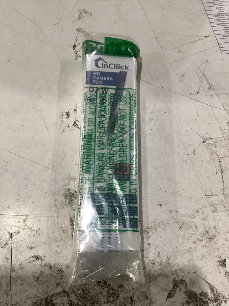 Condition photo showing New/Like New for 1080p motion-activated camera pen with wi-fi & app alerts, 32gb included, portable hidden cam 100-degree view angle, 250mah rechargeable battery -no audio style 1