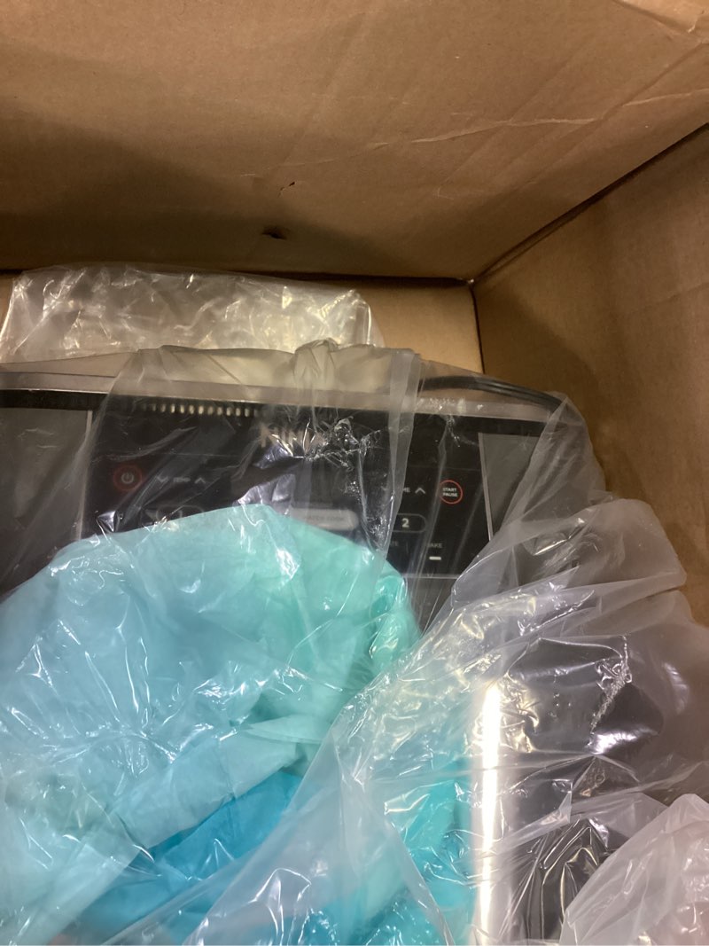 Condition photo showing As Is for Ninja DZ201 Foodi 8 Quart 6-in-1 DualZone 2-Basket Air Fryer with 2 Independent Frying Baskets, Match Cook & Smart Finish to Roast, Broil, Dehydrate & More for Quick, Easy Meals, Grey