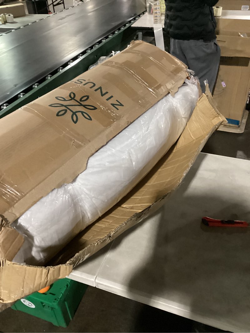 zinus 6 inch twin cooling essential memory foam mattress [newversion], fiberglass free, medium feel,