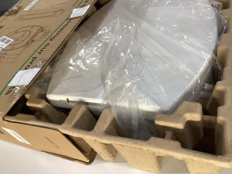 Condition photo showing As Is for Raised bidet toilet seat