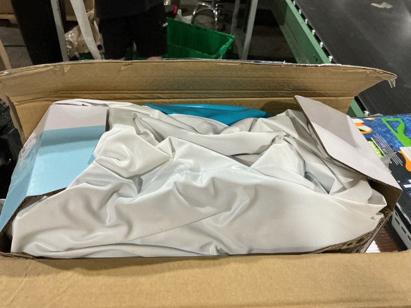 Condition photo showing As Is for bluescape 10ft rectangular family inflatable swimming pool for ages 6 and up