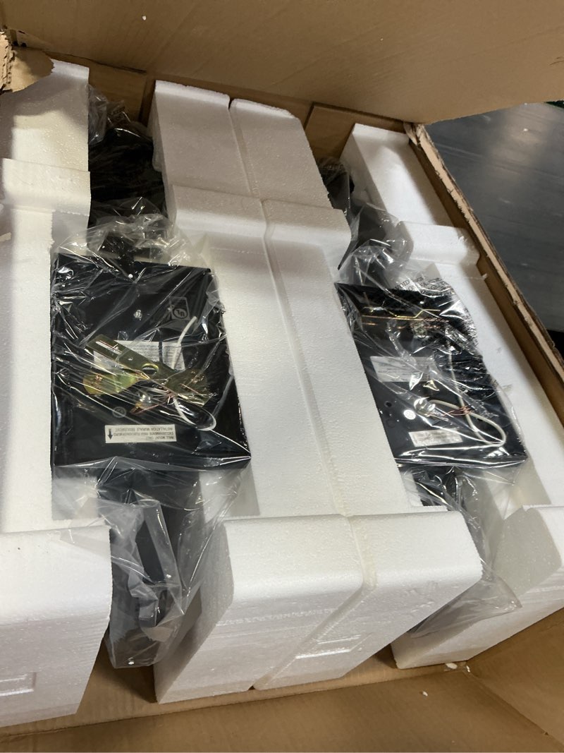 Condition photo showing Good Condition for Darkaway 2pcs Large Outdoor Wall Light, 22inch Exterior Light Fixture with Water Ripple Glass, Aluminum Outside Lights Sconces Exterior Lighting for House Porch Patio Doorway Black-Water Ripple Glass Large-2 Pack