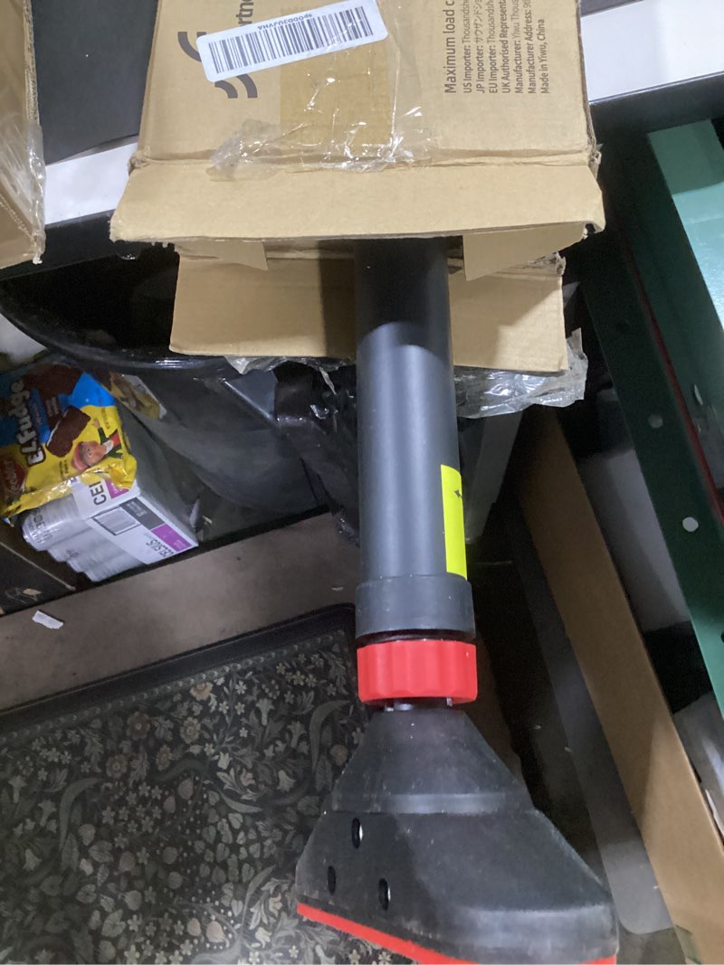 Condition photo showing Good Condition for Pull Up Bar for Doorway: Sportneer Strength Training Pull-up Bars without Screw - Adjustable Width Locking Mechanism Chin Up Bar, Thickened Steel Max Limit 440 lbs Upper Body Fitness Pullup Bars for Home (Black-Red)