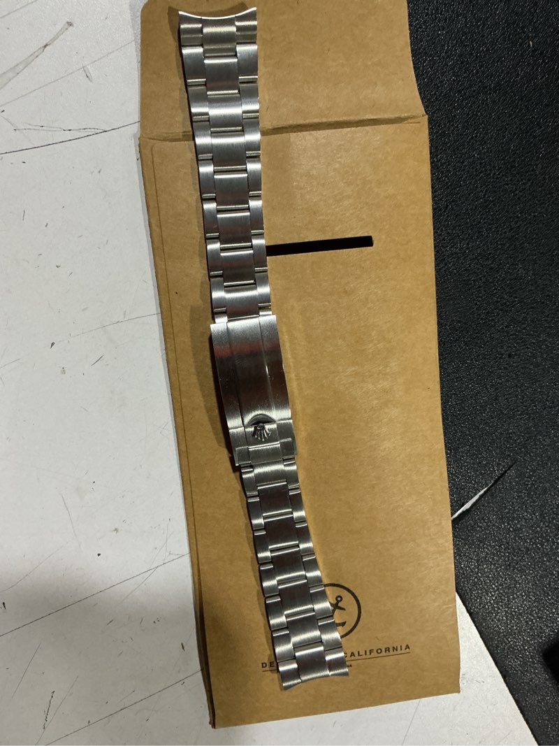 Condition photo showing Good Condition for oyster watch band replacement for rolex datejust,submariner,gmt 16610 16800 20mm matte finish silver