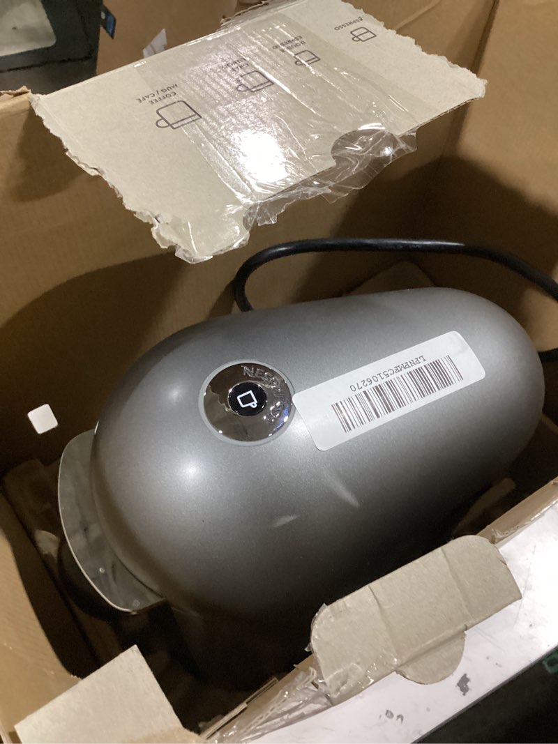 Condition photo showing As Is for Breville Nespresso VertuoPlus Coffee and Espresso Machine by Breville,Grey Machine Grey