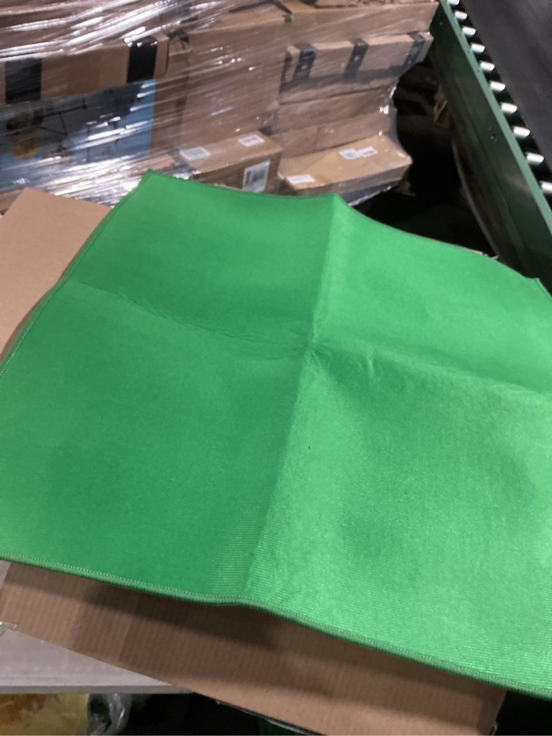 Condition photo showing As Is for valentina textile inc waterproof canvas 600x300 denier outdoor fabric 60 inch wide- fabric by the yard(1 yard, kelly green) 1 yard kelly green