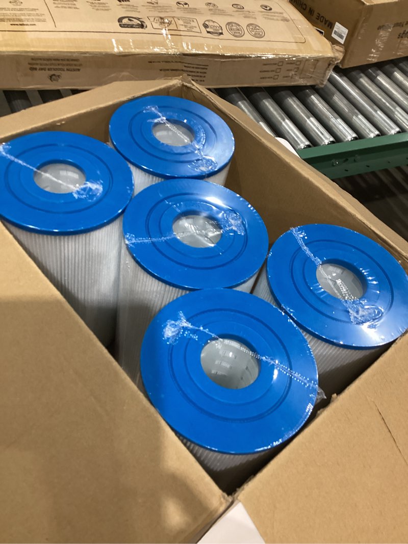 Condition photo showing New/Like New for 71825 Replaces Hot Springs Spa Filters, Compatible with Watkins 31489, Unicel C-6430, Pleatco PWK30, Filbur FC-3915, P/N0969601, 73178, 73250, 30 sq.ft.Pleated Fabric Filter Media 5 Pack