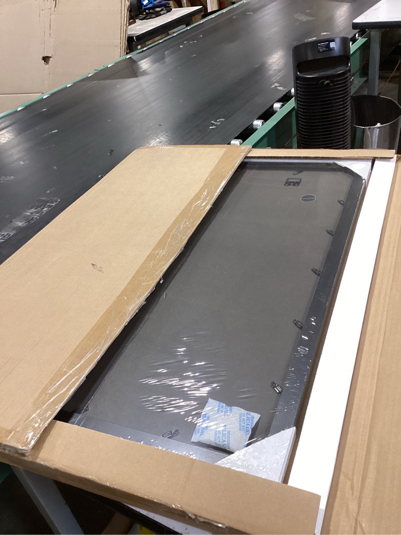Condition photo showing Good Condition for americanflat 19x27 poster frame - black engineered wood with polished plexiglass - wide picture frame for vertical or horizontal wall display - epic collection - black 19x27 black