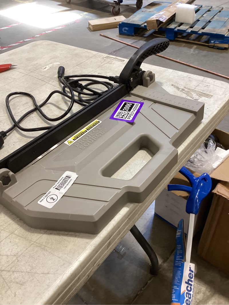 Condition photo showing As Is for project source 12-in floor vct floor cutter