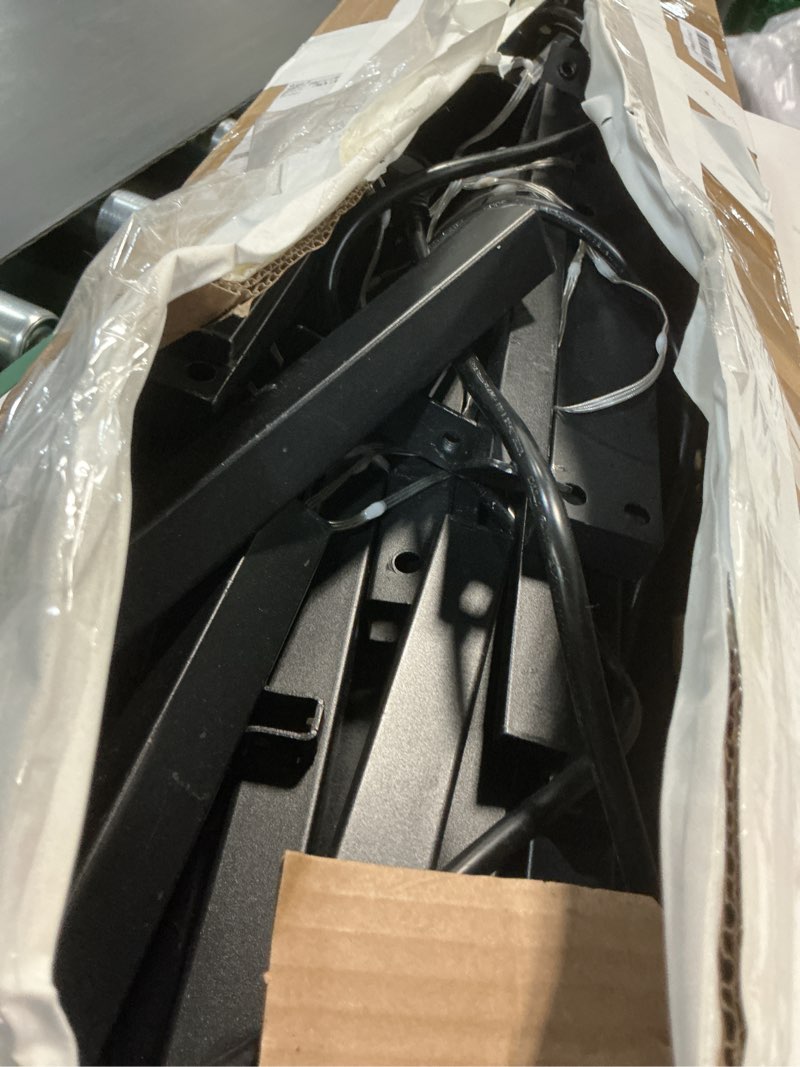 Condition photo showing As Is for 10 Inch Floating Queen Bed Frame with Smart LED Lights and Charging Station, Modern Metal Queen Bed Frame, Easy to Assemble, No Box Spring Needed (Queen) Queen (U.S. Standard) Floating Look 10"