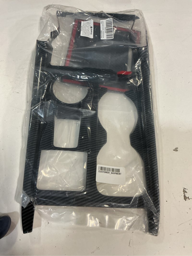 Condition photo showing New/Like New for AOKIO Center Console Gear Shift Panel Cover Trim for Ford Explorer Interior Accessories 2020 2021 2022 2023 (Carbon Fiber Style)