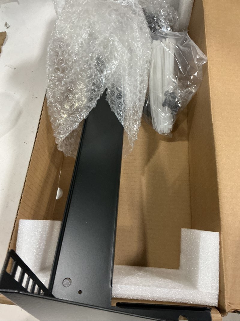 Condition photo showing New/Like New for [enhanced] cable matters max 170 lbs heavy duty 19-inch vertical 2u wall mount rack patch panel bracket, versatile vertical and horizontal installation for 19" network, server, and equipment