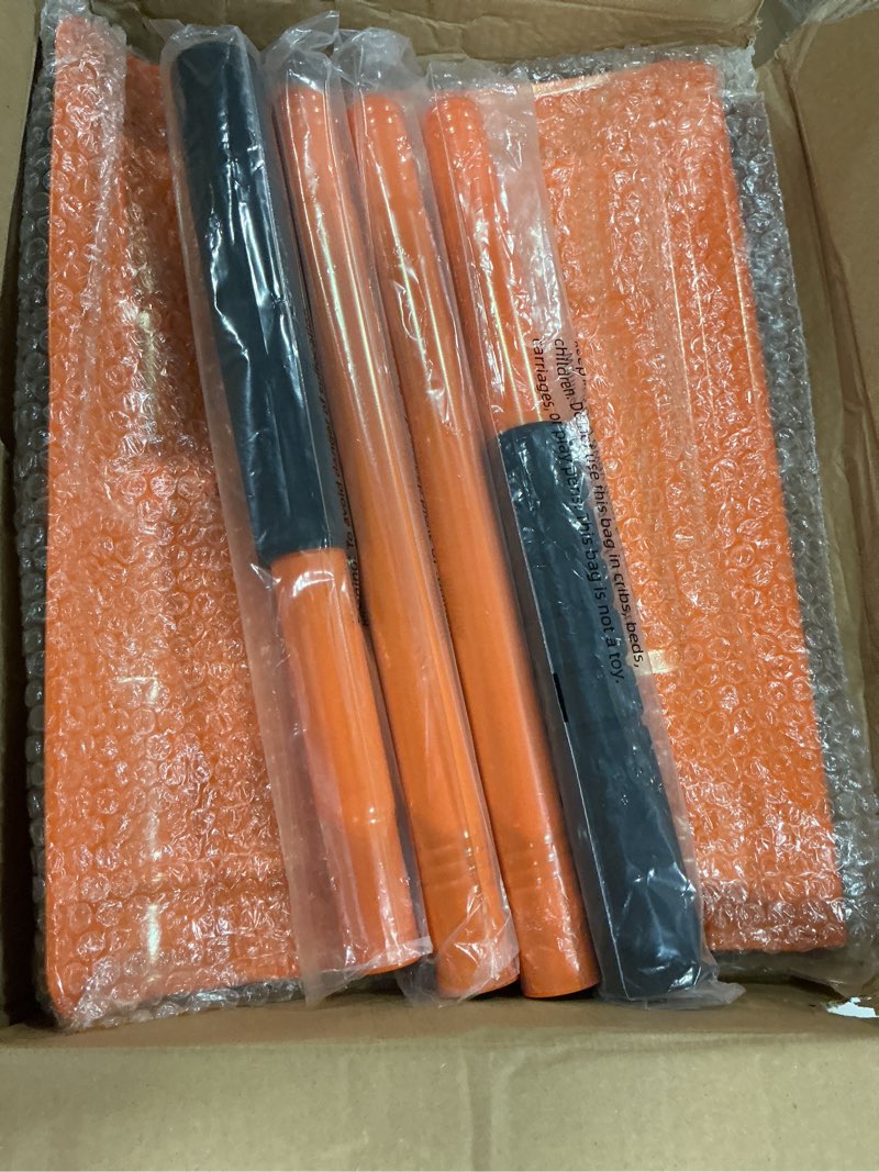 Condition photo showing New/Like New for 67 Inch Heavy Duty Snow Shovel with Ergonomic Labor-Saving Tool Handle Large Capacity Shovel for Snow Removal Snow Shovel for Driveway Rooftop Outdoor, Orange Large Snow Shovel