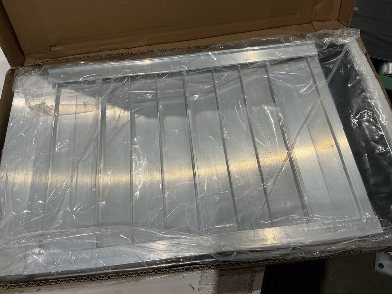 Condition photo showing As Is for fachnuo 2 feet portable wheelchair ramp, non-skid aluminum handicap ramps with handle, folding threshold wheel chair ramp for home steps, stairs, entry, threshold, doorways, scooter, 800lbs capacity aluminum 2ft(using height 2-6'')