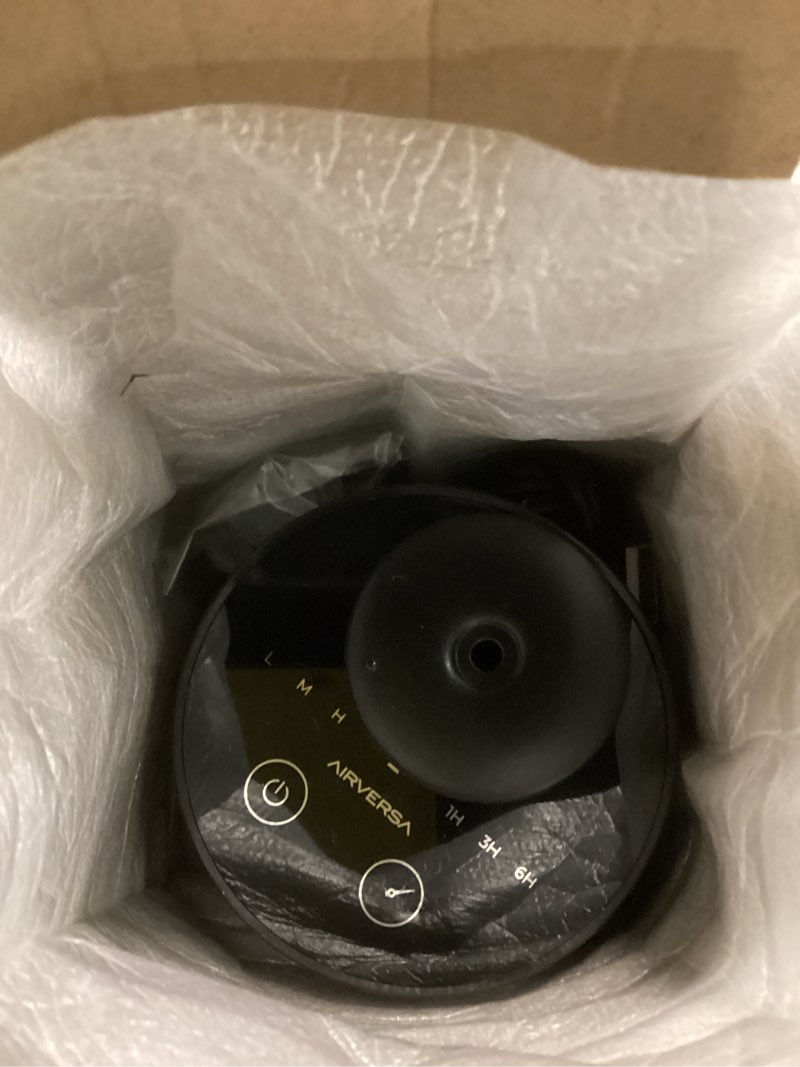 Condition photo showing Good Condition for Airversa Waterless Diffuser for Essential Oil, Car Diffsuer, Battery Operated Nebulizer, 0.7 Fl Oz/ 20mL, Mini Scent Air Machine, 3 Timers & 3 Mist Levels for Home, Room, Car, Office - AN6 Black 01black