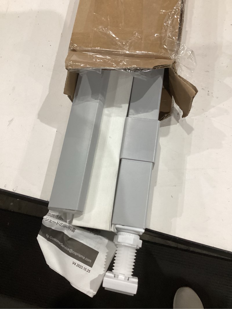 Condition photo showing Good Condition for lazblinds cordless cellular shades, no tools no drill light filtering honeycomb shades pleated blinds for windows, 30.5'' w x 48'' h, light grey light filtering-light grey 30 1/2'' w x 48'' h
