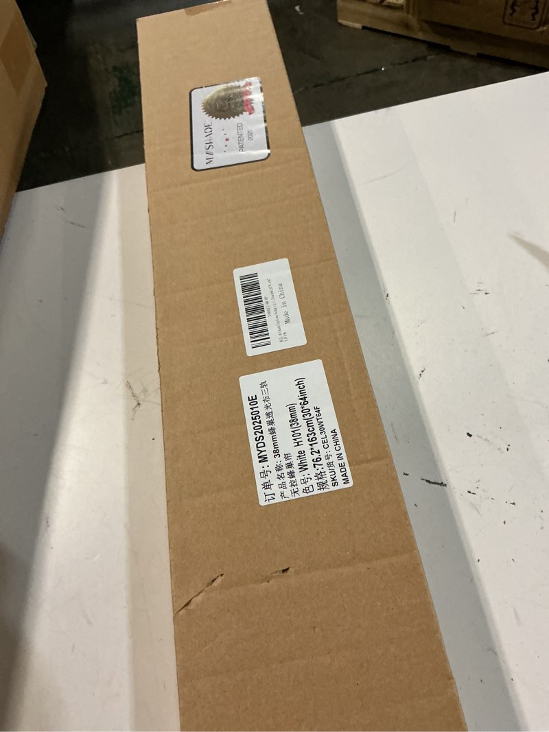 Condition photo showing New/Like New for myshade top down bottom up?tdbu? cellular shades, 1.5 inch cordless light filtering honeycomb pleated blinds for windows home bedroom office, light control, thermal insulated, 30" w x 64" h,white white-light filtering 30"w x 64"h