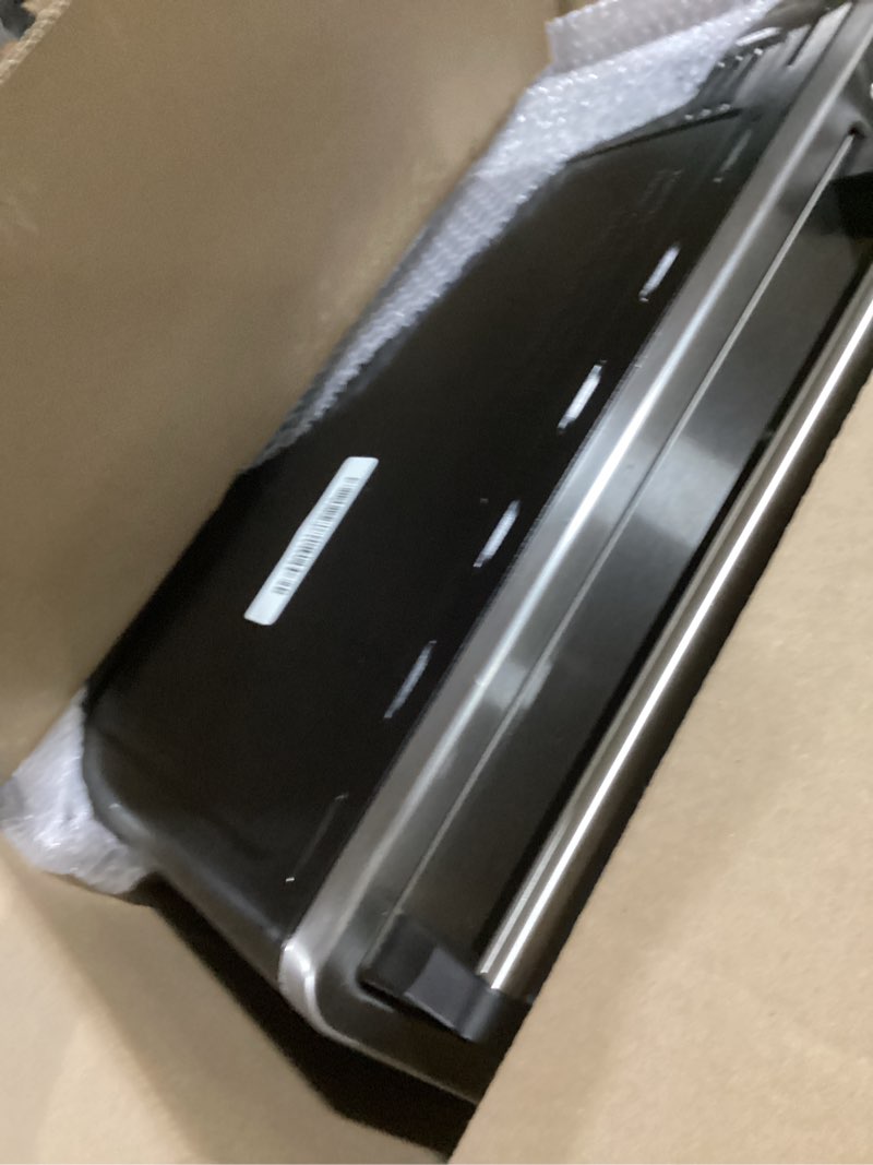 Condition photo showing As Is for TOSHIBA AC25CEW-SS Large 6-Slice Convection Toaster Oven Countertop, 10-In-One with Toast, Pizza and Rotisserie, 1500W, Stainless Steel, Includes 6 Accessories Stainless Steel 25L (AC25CEW-SS 10-IN-ONE)