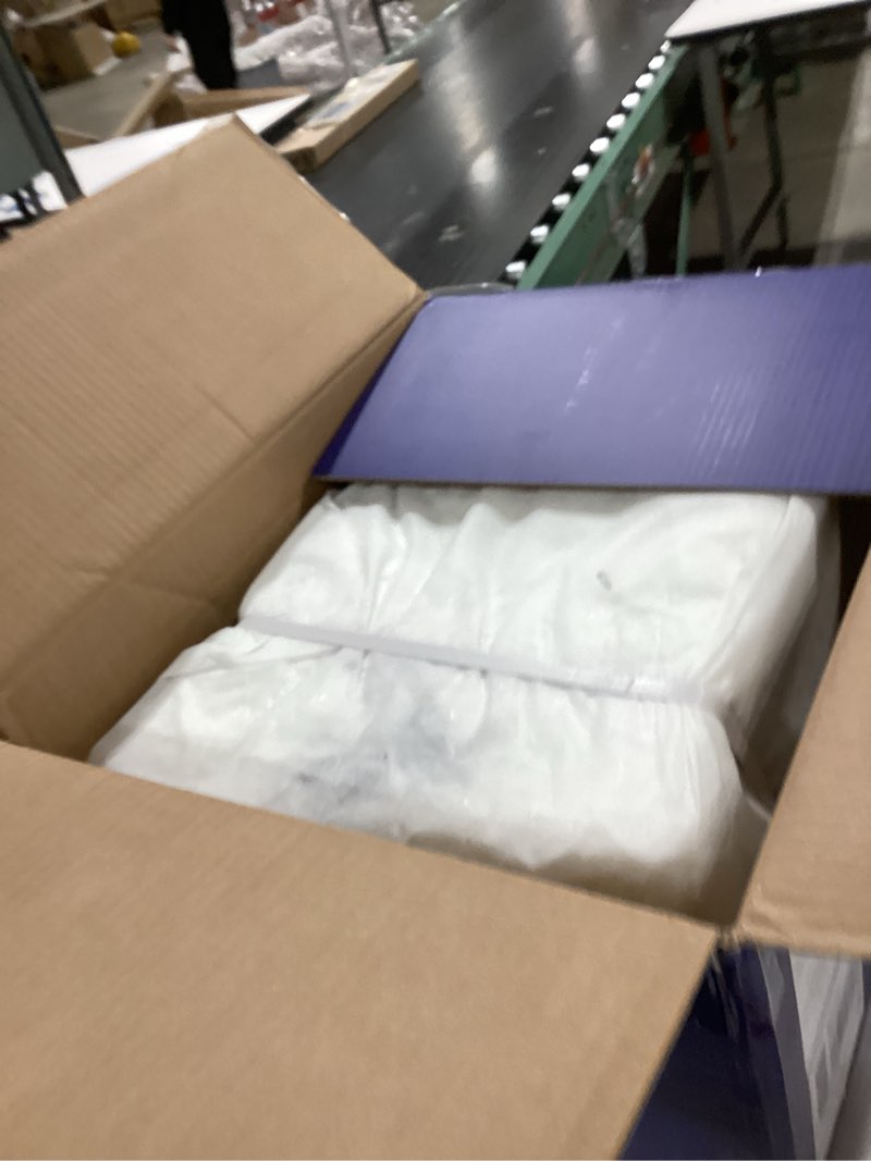 Condition photo showing Good Condition for Bean Bag Chairs for Adults Giant Bean Bag Chair Memory Foam BeanBag Chair Bean Bag Sofa with Filler Faux Fur Fireside Beanbags Lazy Sofa for Living Room Bedroom Office (White Plush, Single) Single White Plush