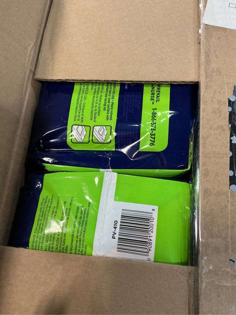 Condition photo showing New/Like New for prevail incontinence underpads - unisex disposable underpads for men & women - super absorbent, 30" x 36", 40 count (4 packs of 10) 30x36 inch (pack of 40)